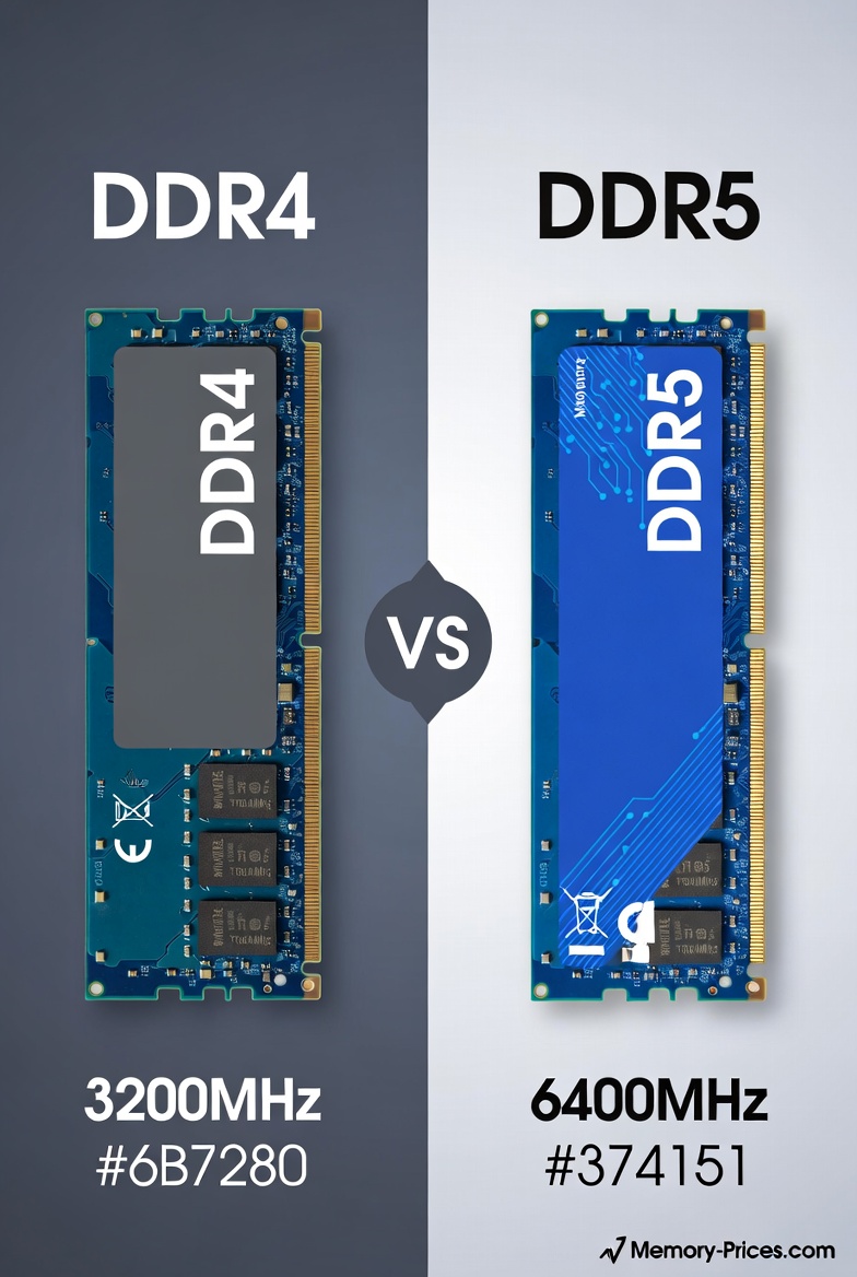 DDR4 vs DDR5 RAM